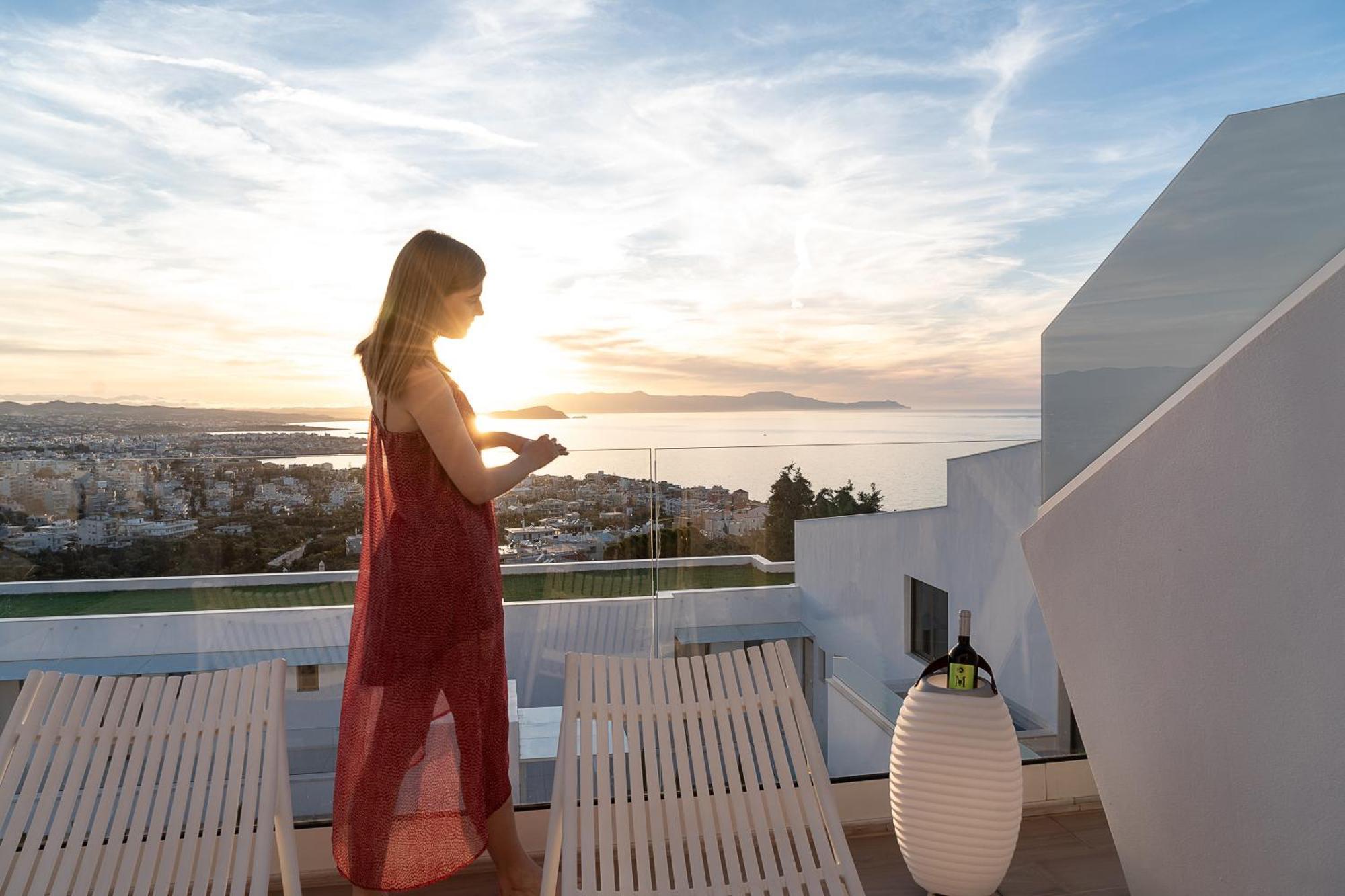 Lagon Life Spirit Boutique Hotel - Adults Only Chania  ภายนอก รูปภาพ The view from the hotel