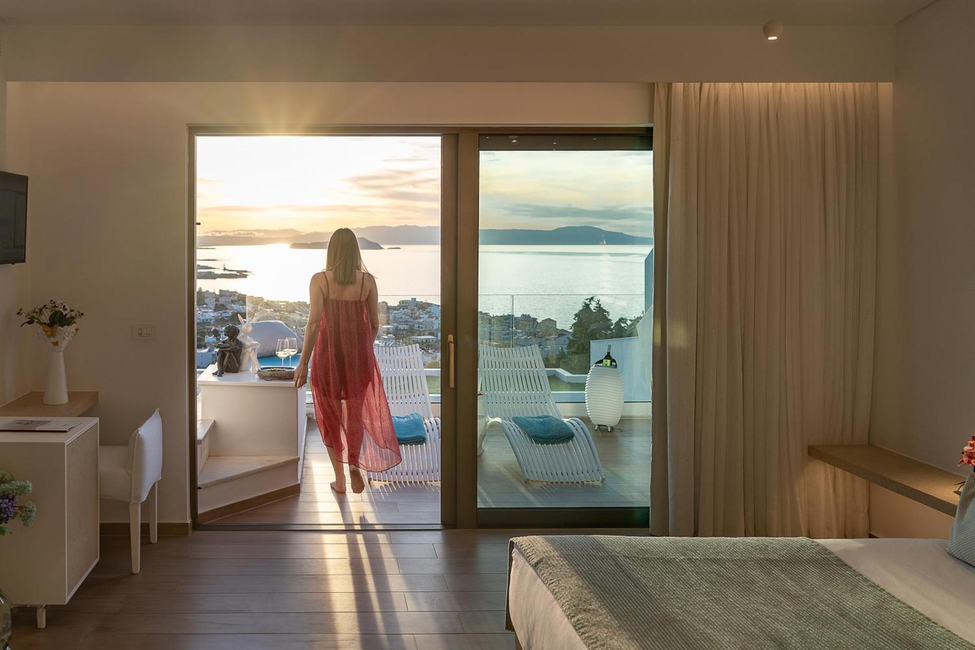 Lagon Life Spirit Boutique Hotel - Adults Only Chania  ภายนอก รูปภาพ A room at the hotel